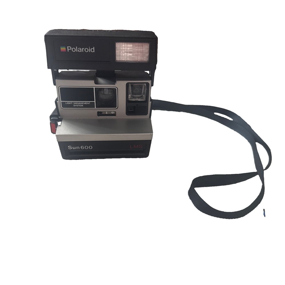 Vintage Polaroid Sun 600 LMS Camera Powers On
